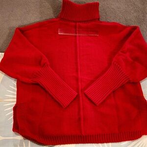 Cozy Red Turtleneck Sweater